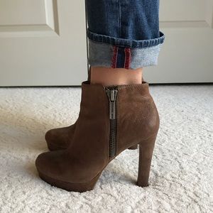 GIANNI BINI leather booties